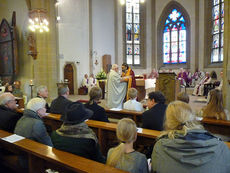 Festgottesdienst zum 50jahrigen Priesterjubiläum von Stadtpfarrer i.R. Geistlichen Rat Ulrich Trzeciok (Foto: Karl-Franz Thiede)